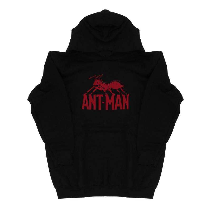 Antman Logo Kapuzenpullover Jungen Schwarz 128 von MARVEL