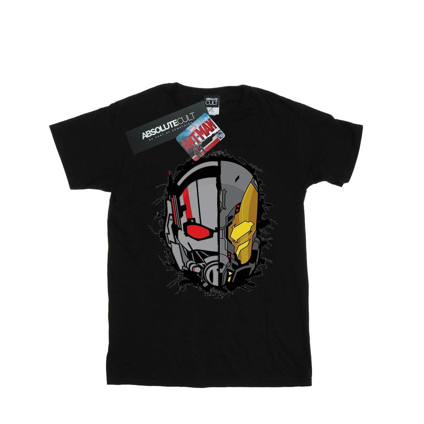 Antman Split Helmet Tshirt Herren Schwarz 3XL von MARVEL