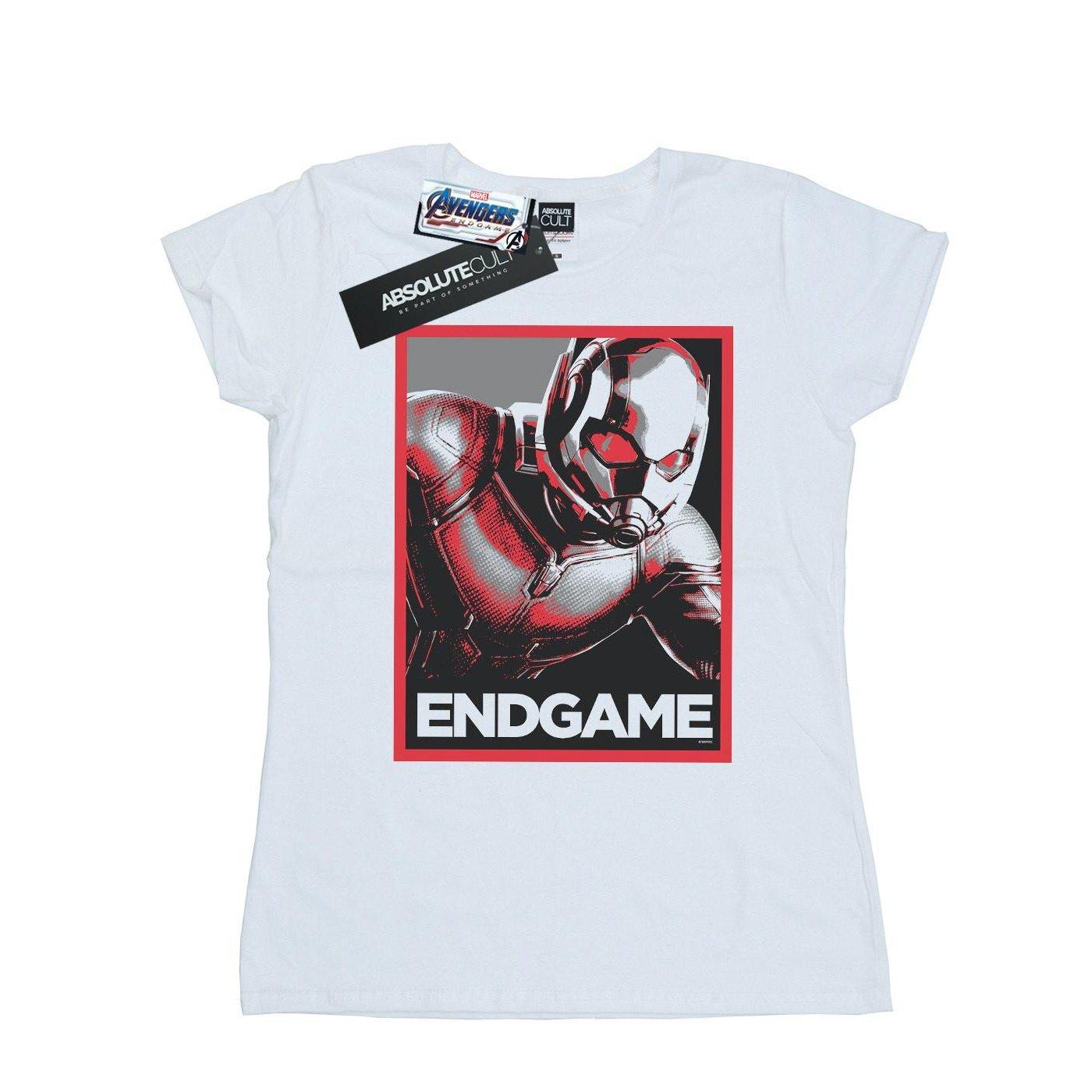 Avengers Endgame Antman Poster Tshirt Damen Weiss XL von MARVEL