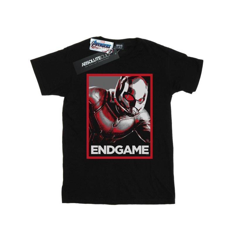 Avengers Endgame Antman Poster Tshirt Jungen Schwarz 116 von MARVEL