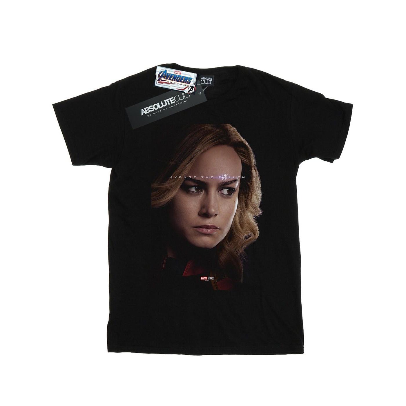 Avengers Endgame Avenge The Fallen Captain Tshirt Damen Schwarz S von MARVEL