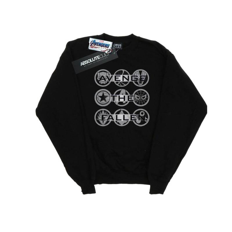 Avengers Endgame Avenge The Fallen Icons Sweatshirt Jungen Schwarz 140/146 von MARVEL