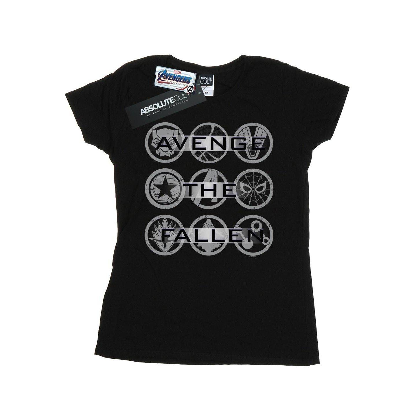 Avengers Endgame Avenge The Fallen Icons Tshirt Damen Schwarz XL von MARVEL