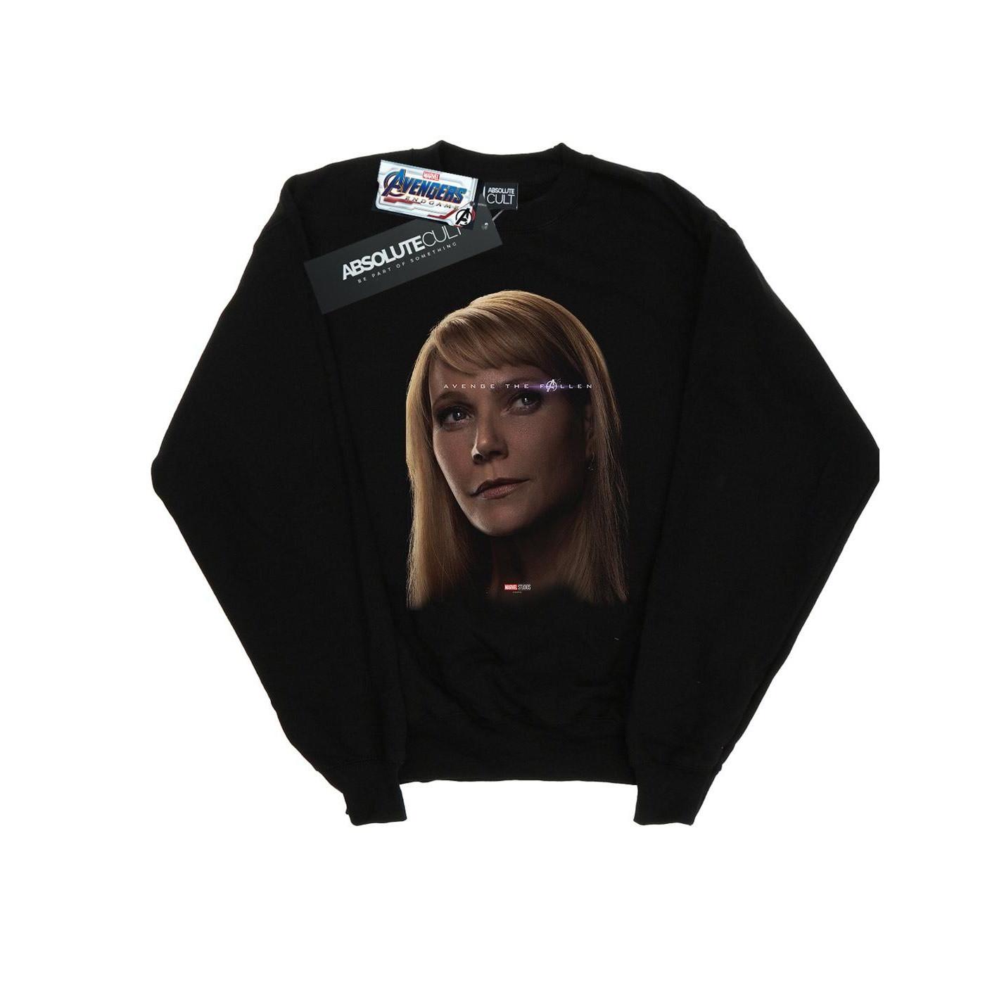 Avengers Endgame Avenge The Fallen Pepper Potts Sweatshirt Jungen Schwarz 116 von MARVEL