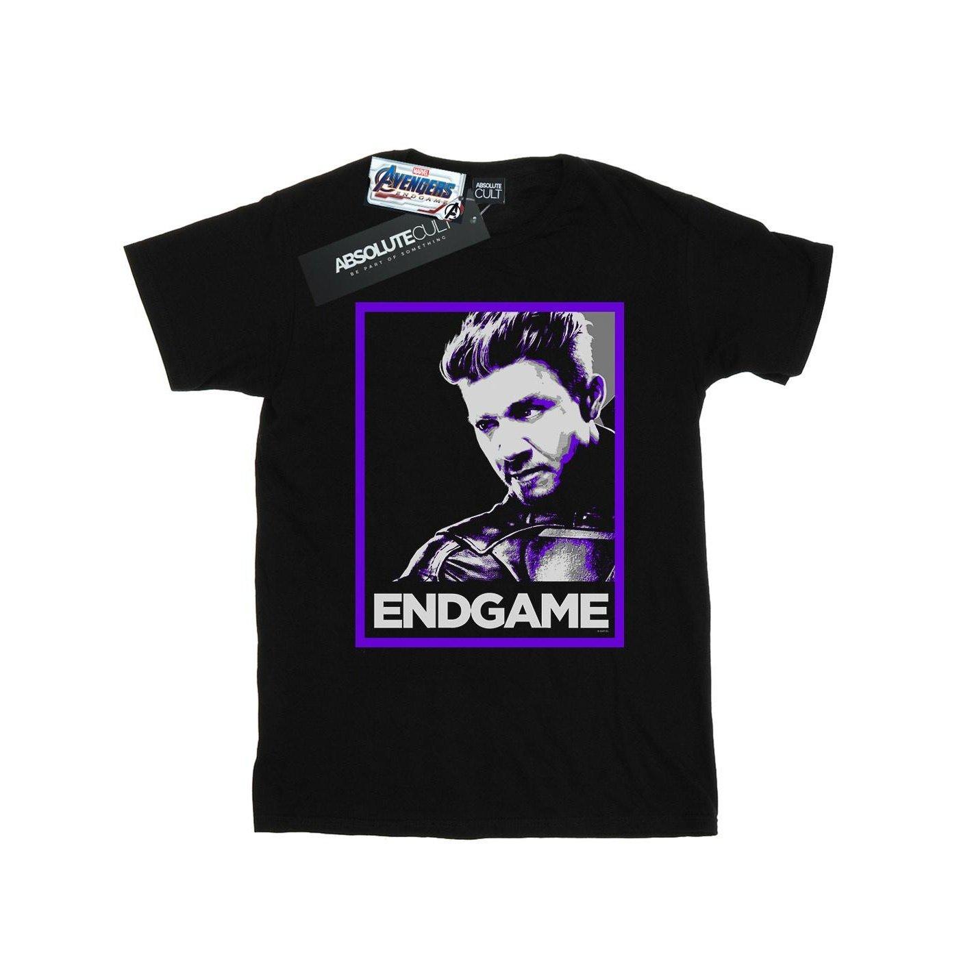 Avengers Endgame Hawkeye Poster Tshirt Damen Schwarz 3XL von MARVEL