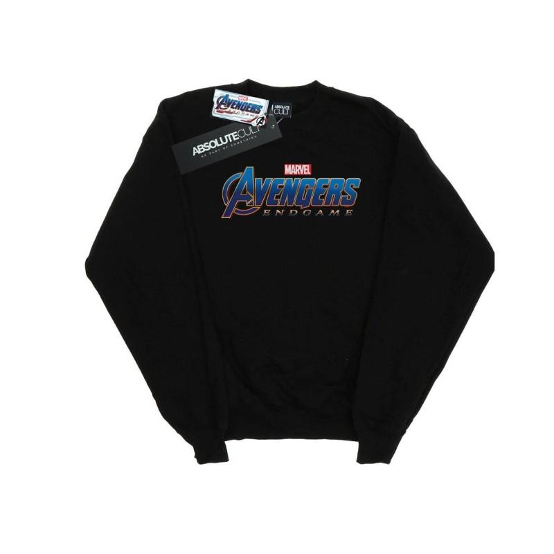 Avengers Endgame Logo Sweatshirt Herren Schwarz 4XL von MARVEL