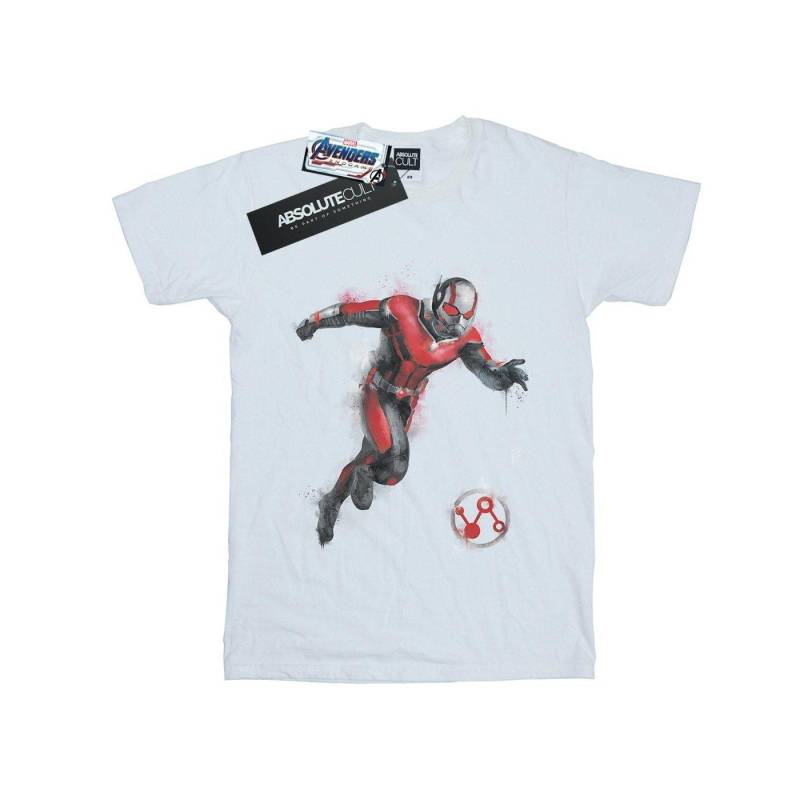 Avengers Endgame Painted Antman Tshirt Damen Weiss M von MARVEL