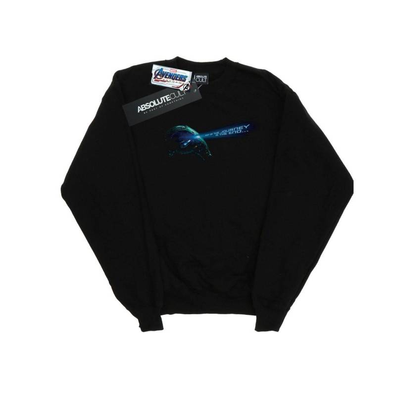 Avengers Endgame Part Of The Journey Is The End Sweatshirt Damen Schwarz XL von MARVEL