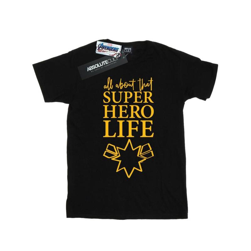 Avengers Endgame Superhero Life Sketch Tshirt Unisex Schwarz 128 von MARVEL