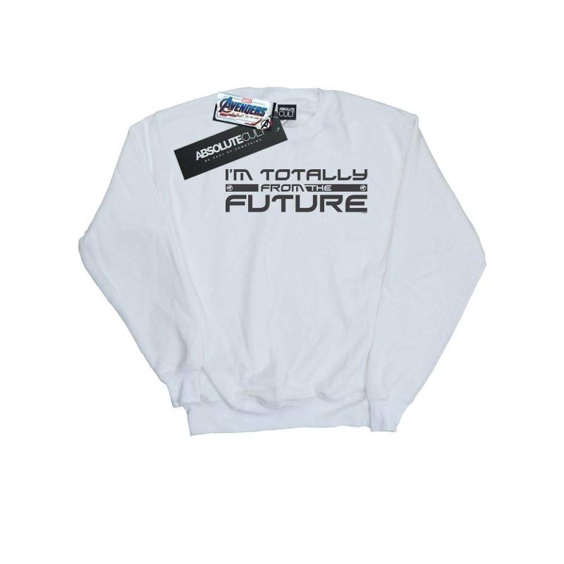 Avengers Endgame Totally From The Future Sweatshirt Damen Weiss XXL von MARVEL