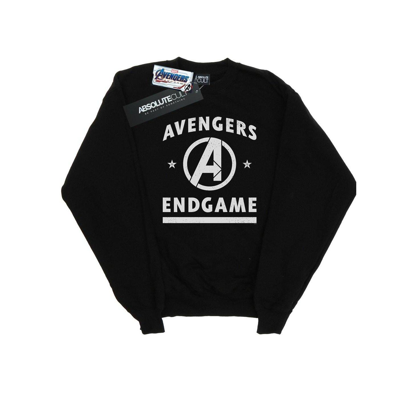 Avengers Endgame Varsity Sweatshirt Damen Schwarz M von MARVEL