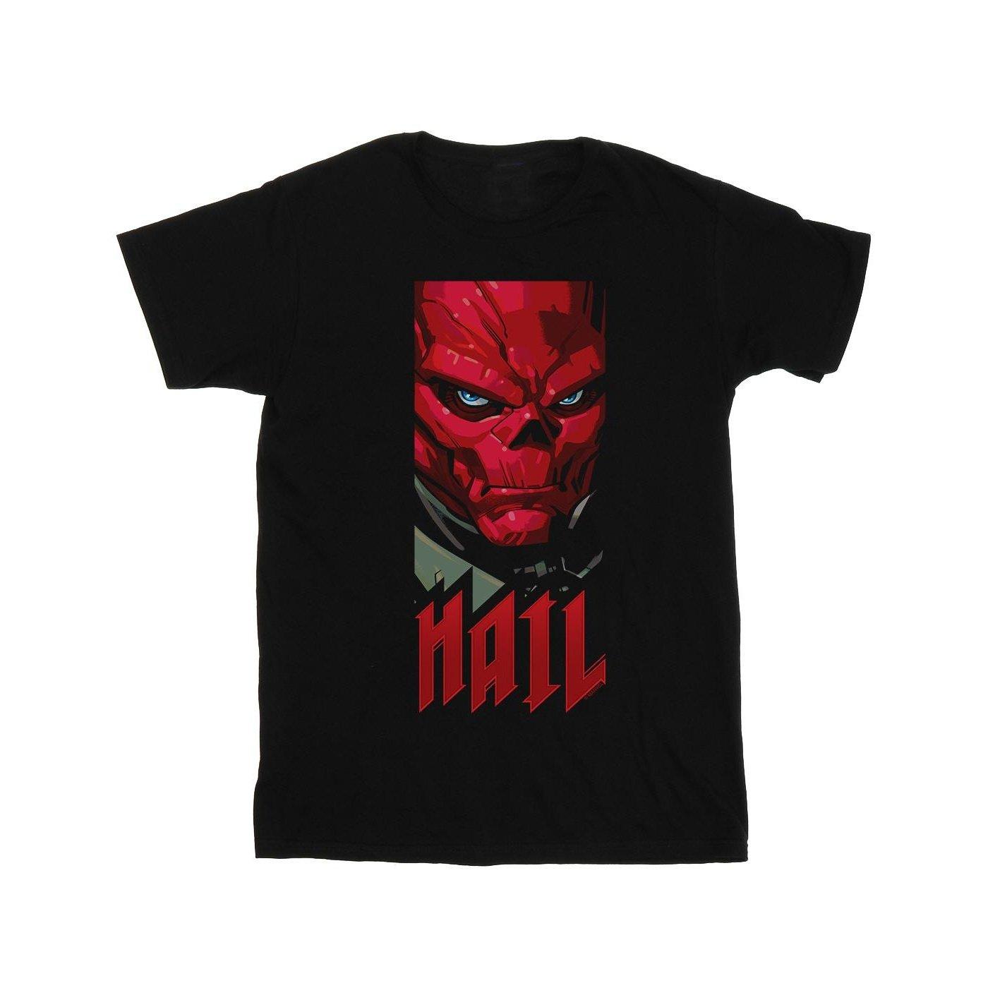 Avengers Hail Red Skull Tshirt Damen Schwarz 5XL von MARVEL