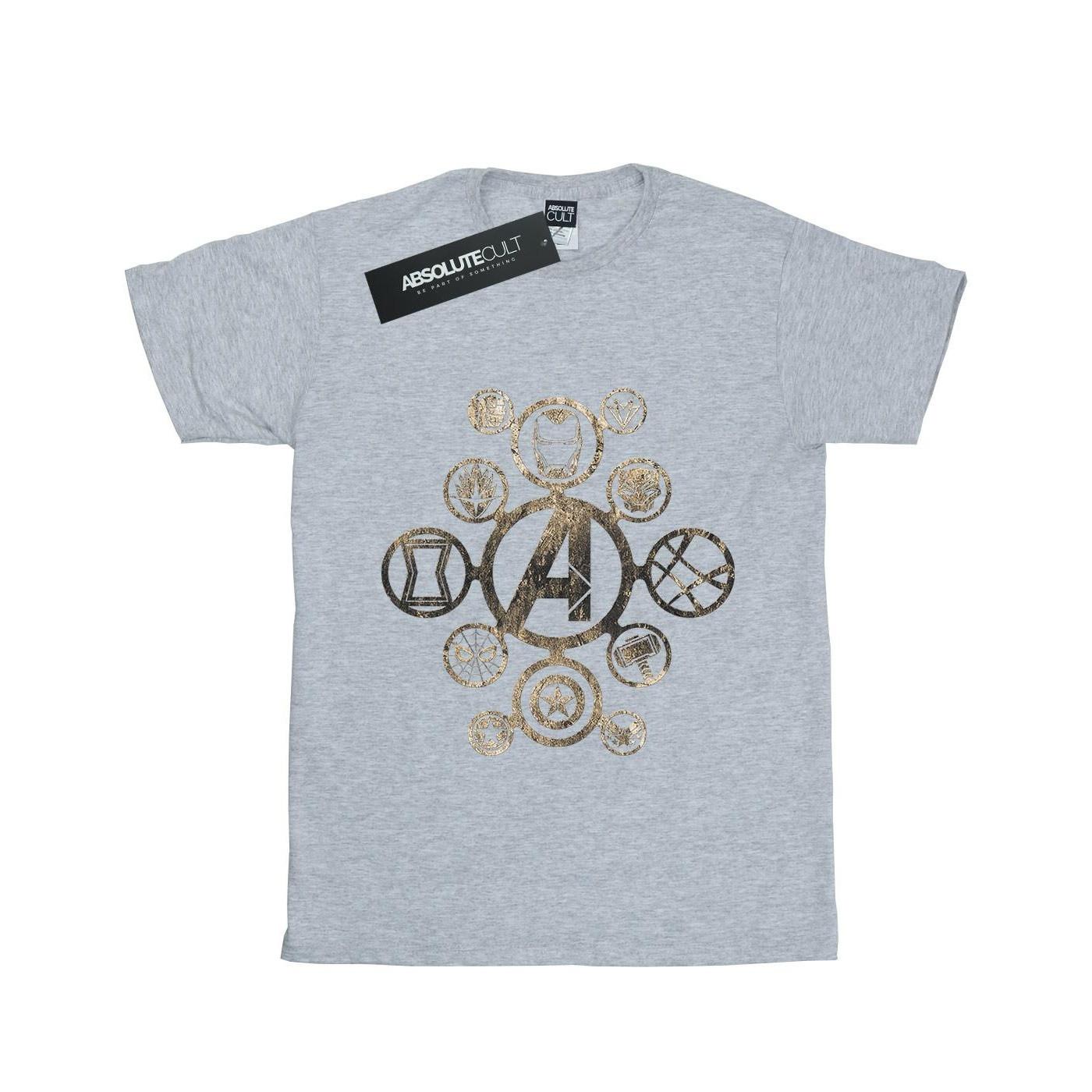 Avengers Infinity War Icons Tshirt Damen Grau 3XL von MARVEL