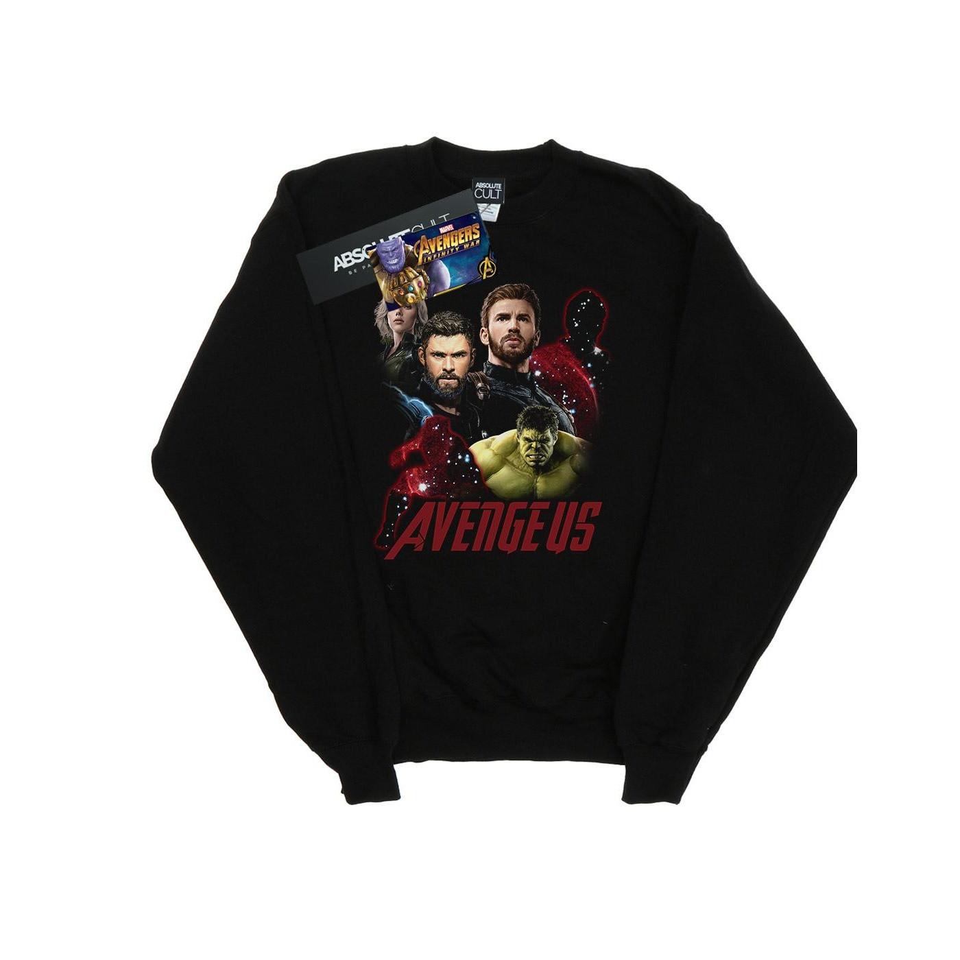 Avengers Infinity War The Fallen Sweatshirt Jungen Schwarz 116 von MARVEL