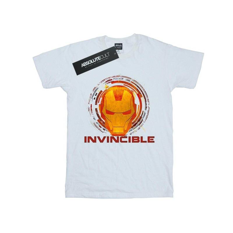 Avengers Iron Man Invincible Tshirt Herren Weiss 3XL von MARVEL