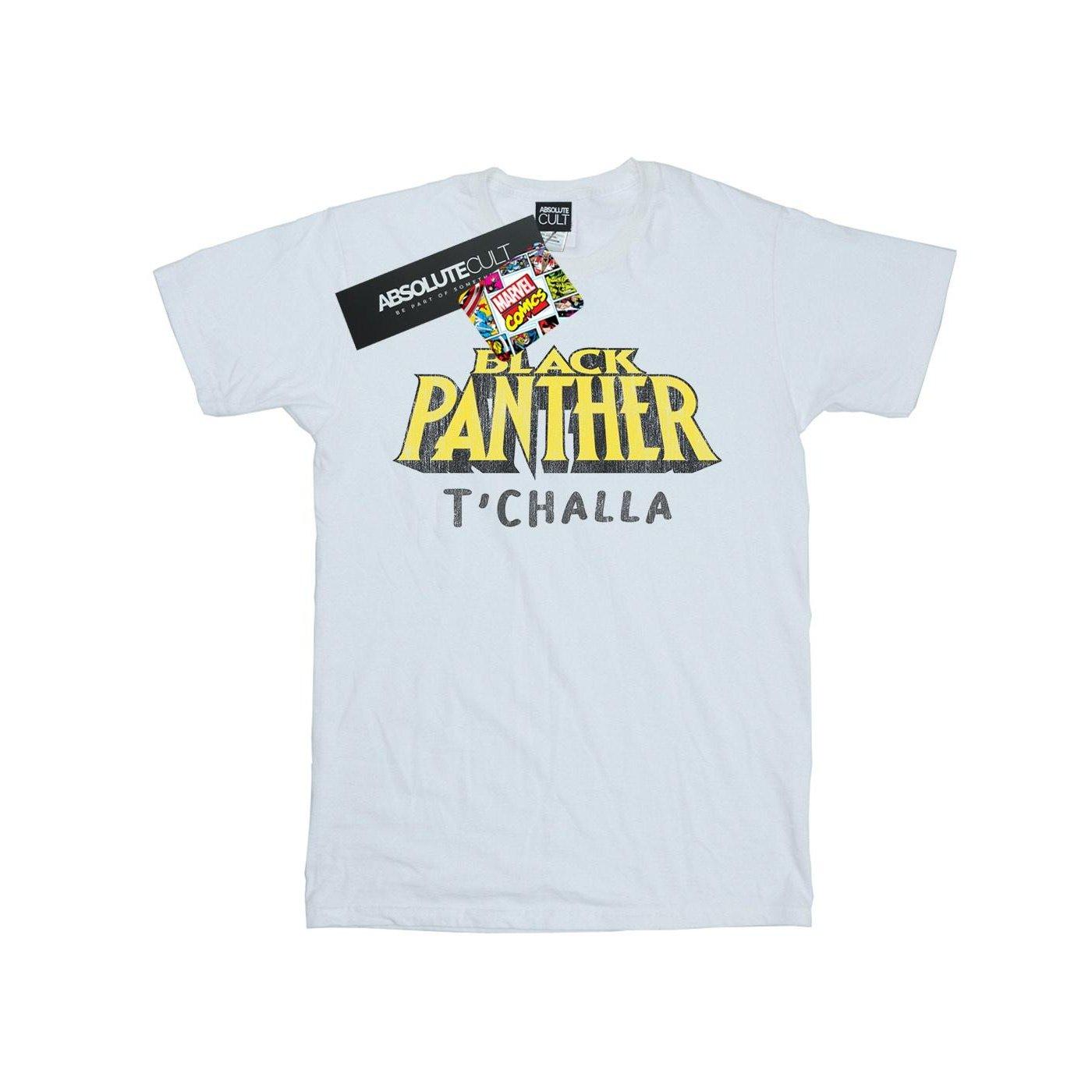 Black Panther Aka T'challa Tshirt Damen Weiss XL von MARVEL