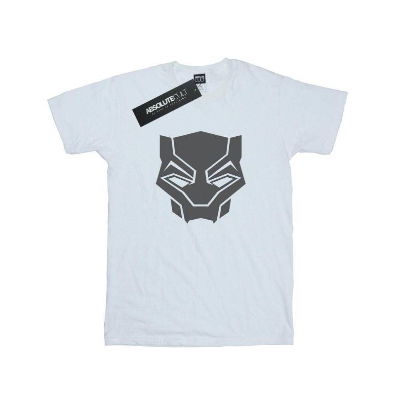 Black Panther Black On Black Tshirt Unisex Weiss 128 von MARVEL