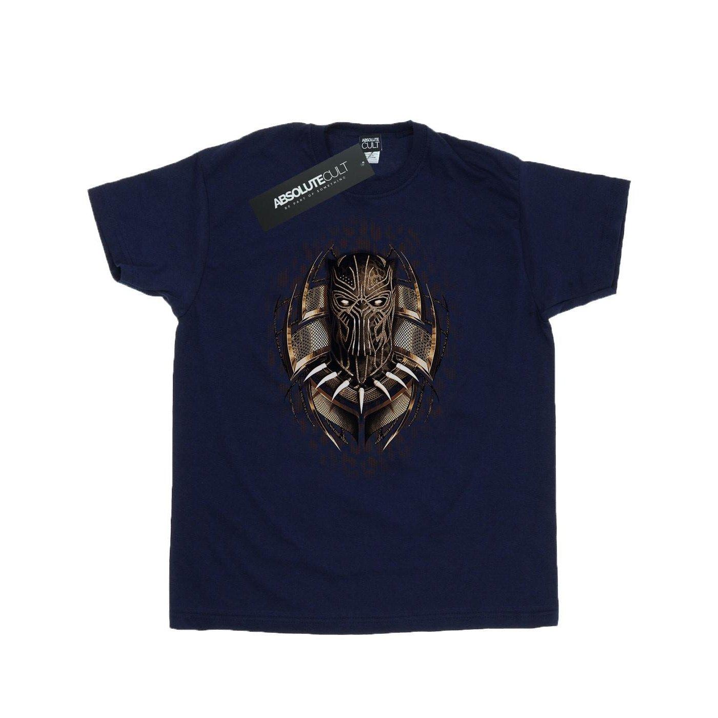 Black Panther Gold Killmonger Tshirt Herren Marine L von MARVEL