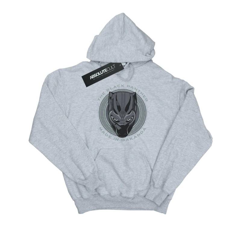 Black Panther Made In Wakanda Kapuzenpullover Jungen Grau 140/146 von MARVEL