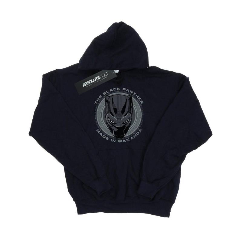 Black Panther Made In Wakanda Kapuzenpullover Jungen Marine 128 von MARVEL