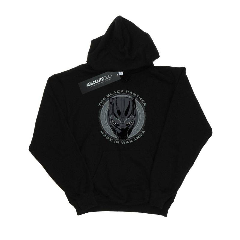 Black Panther Made In Wakanda Kapuzenpullover Mädchen Schwarz 128 von MARVEL