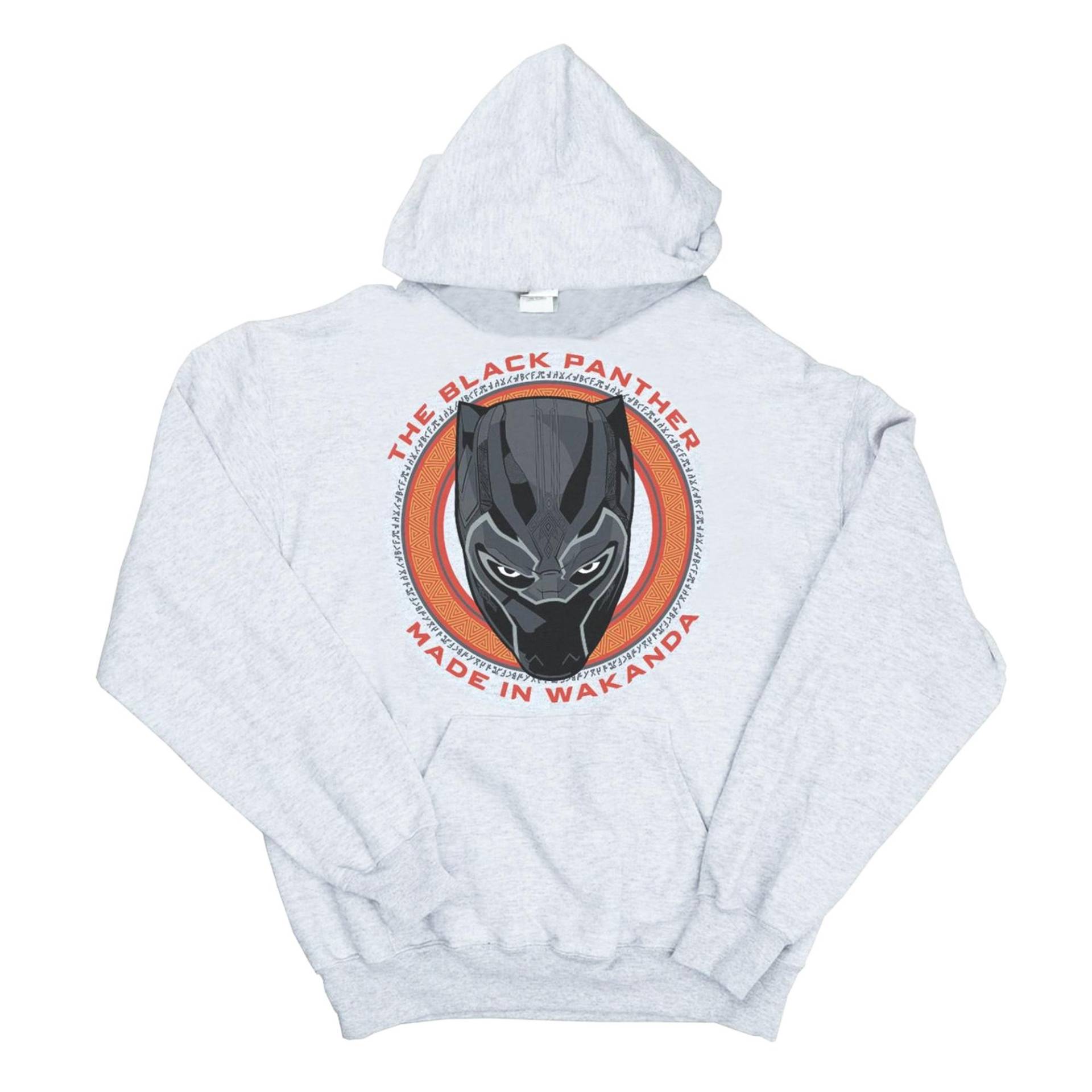 Black Panther Made In Wakanda Red Kapuzenpullover Damen Grau XL von MARVEL