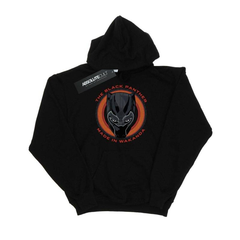 Black Panther Made In Wakanda Red Kapuzenpullover Damen Schwarz L von MARVEL