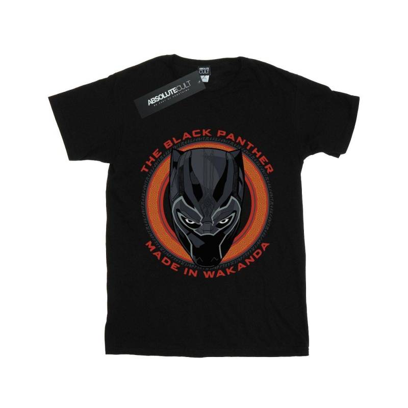 Black Panther Made In Wakanda Red Tshirt Damen Schwarz 3XL von MARVEL