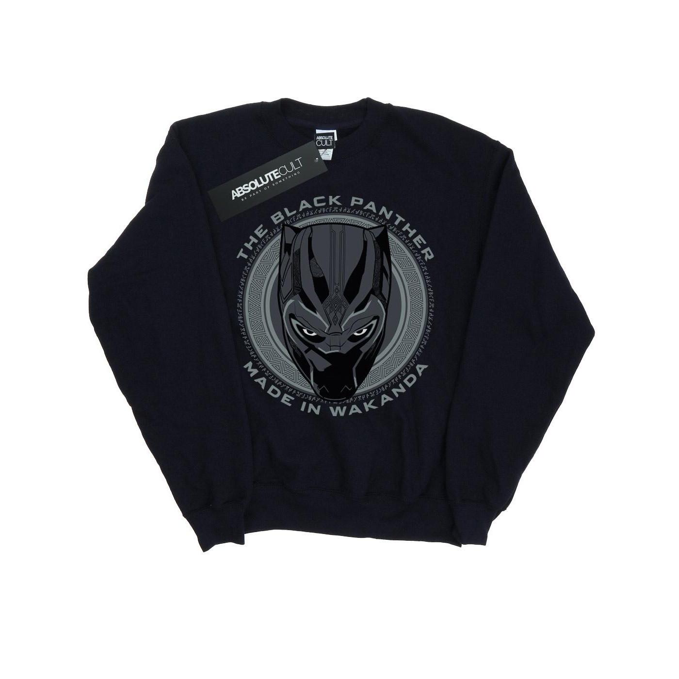 Black Panther Made In Wakanda Sweatshirt Mädchen Marine 152-158 von MARVEL