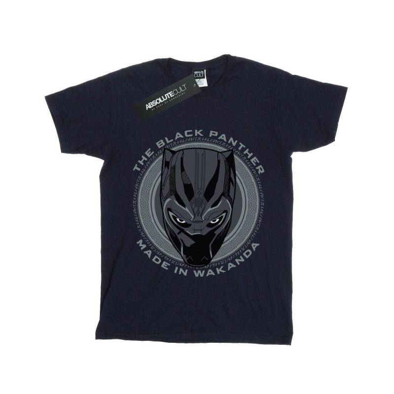 Black Panther Made In Wakanda Tshirt Unisex Marine 116 von MARVEL