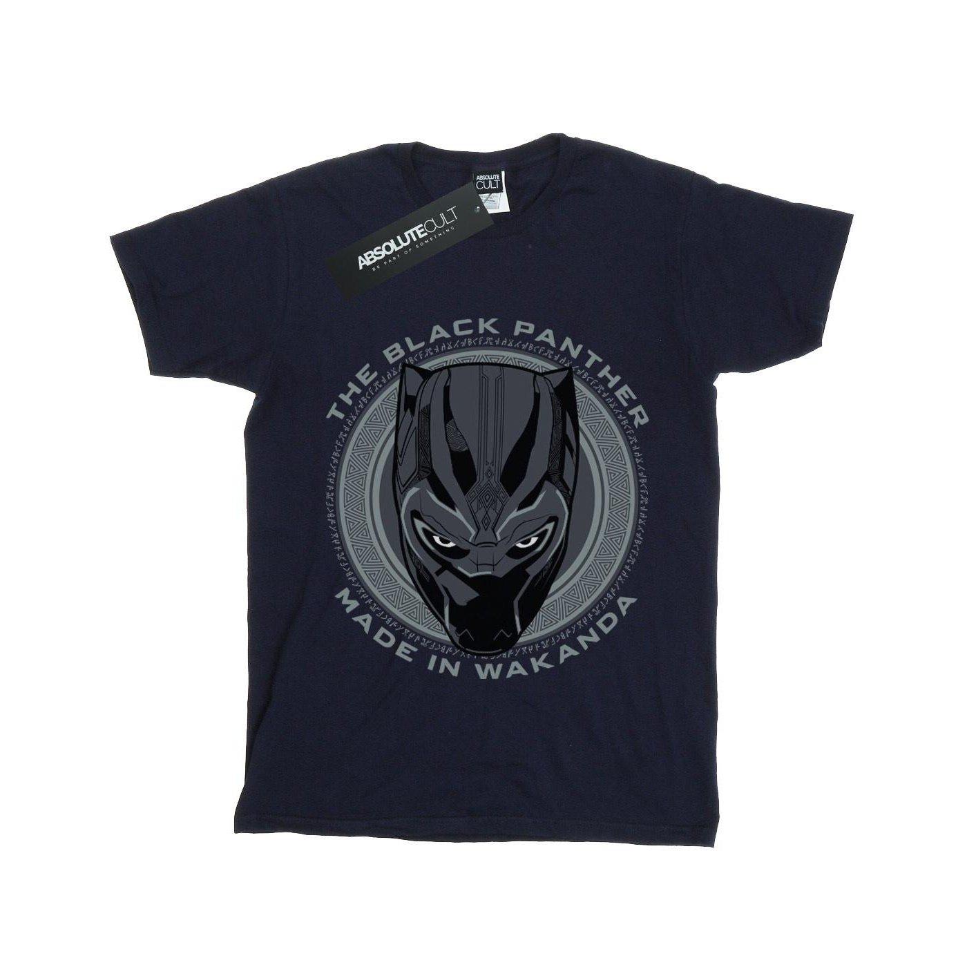 Black Panther Made In Wakanda Tshirt Unisex Marine 152-158 von MARVEL