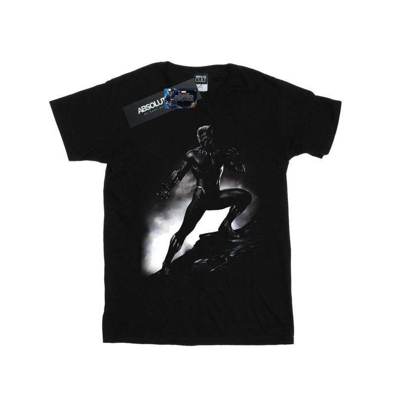 Black Panther Standing Pose Tshirt Herren Schwarz L von MARVEL