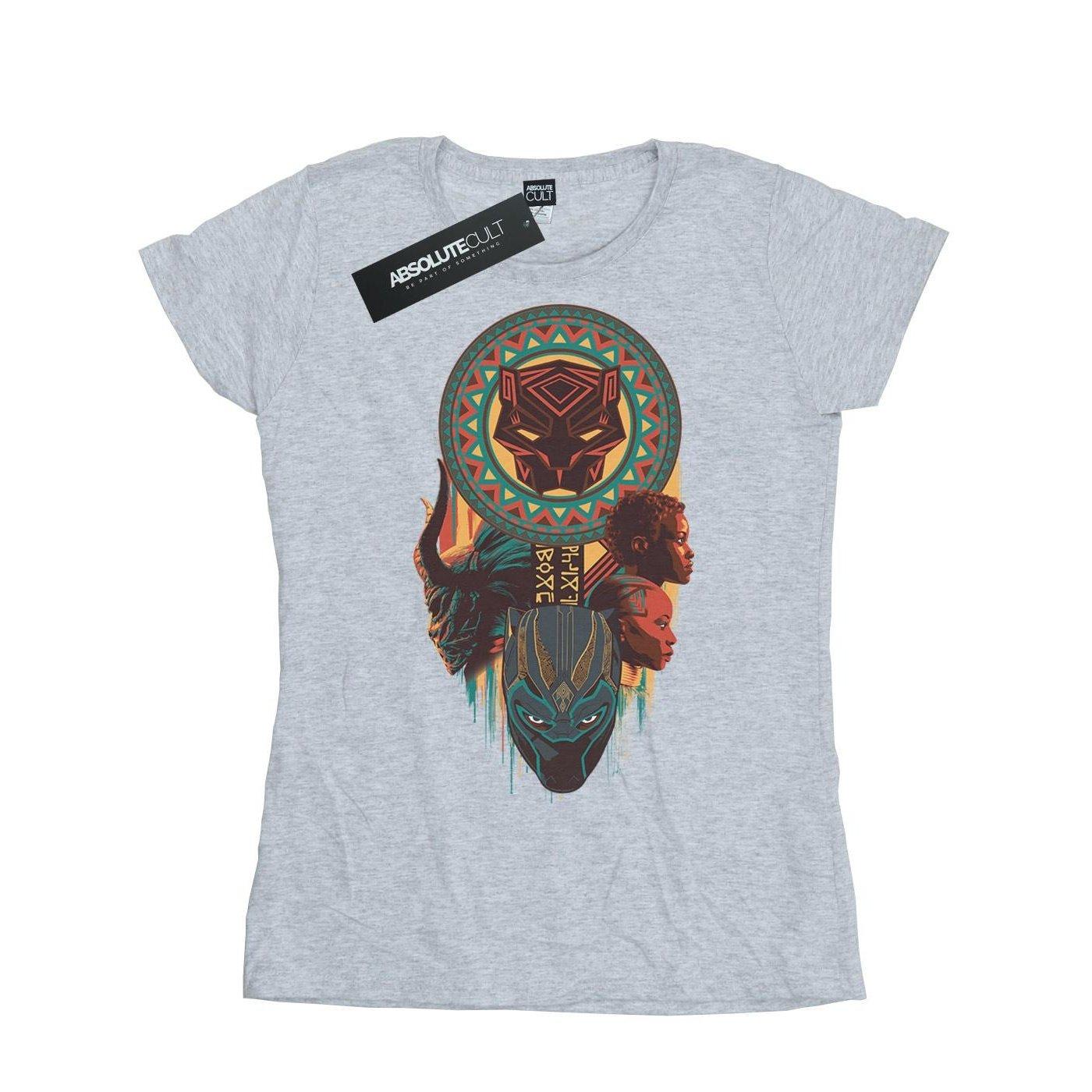 Black Panther Totem Tshirt Damen Grau S von MARVEL