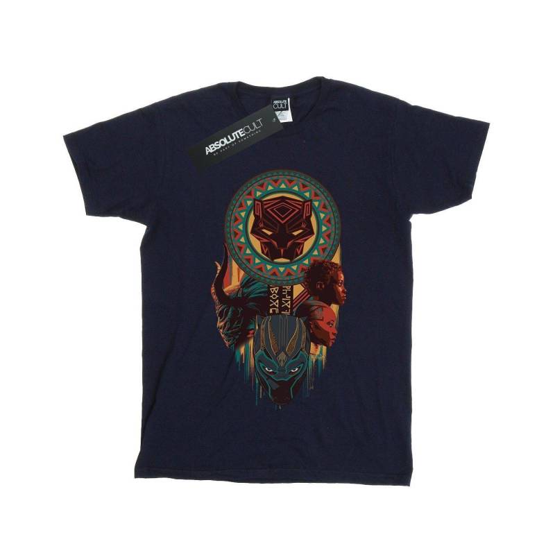 Black Panther Totem Tshirt Jungen Marine 152-158 von MARVEL