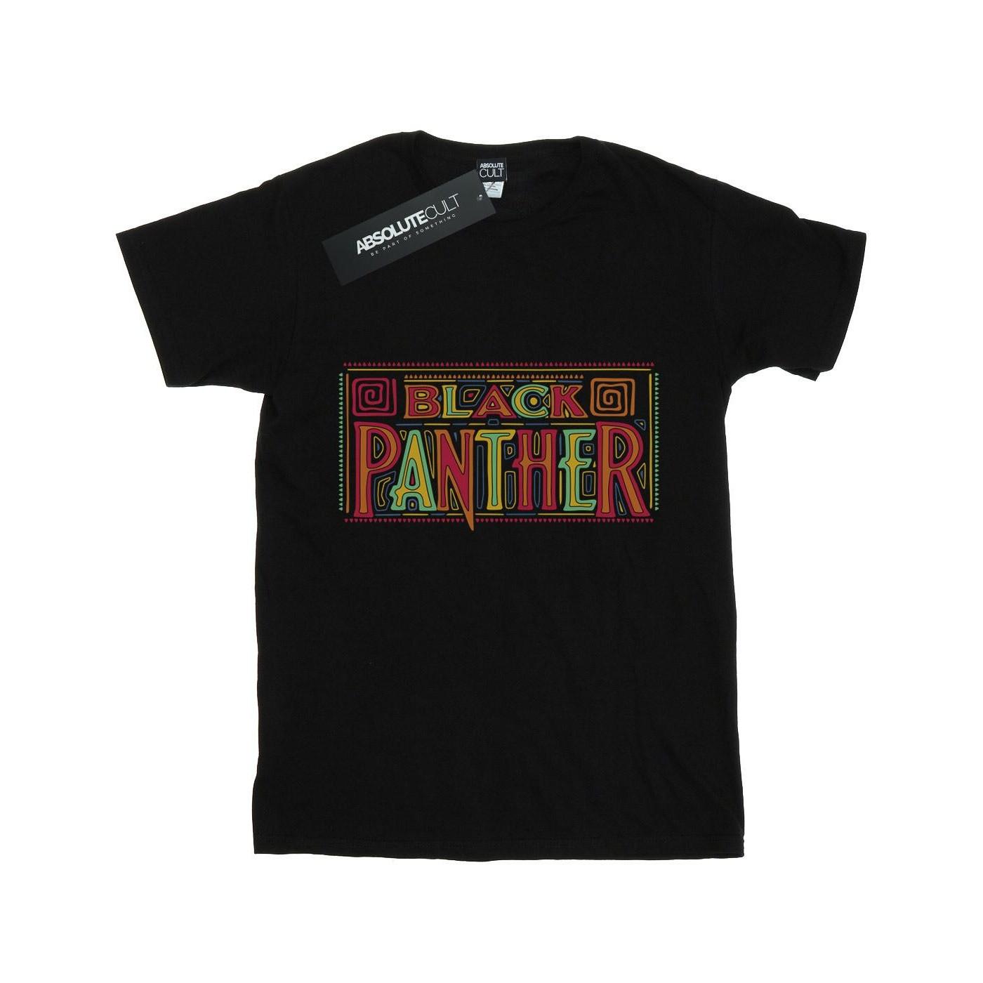 Black Panther Tribal Logo Tshirt Damen Schwarz 3XL von MARVEL