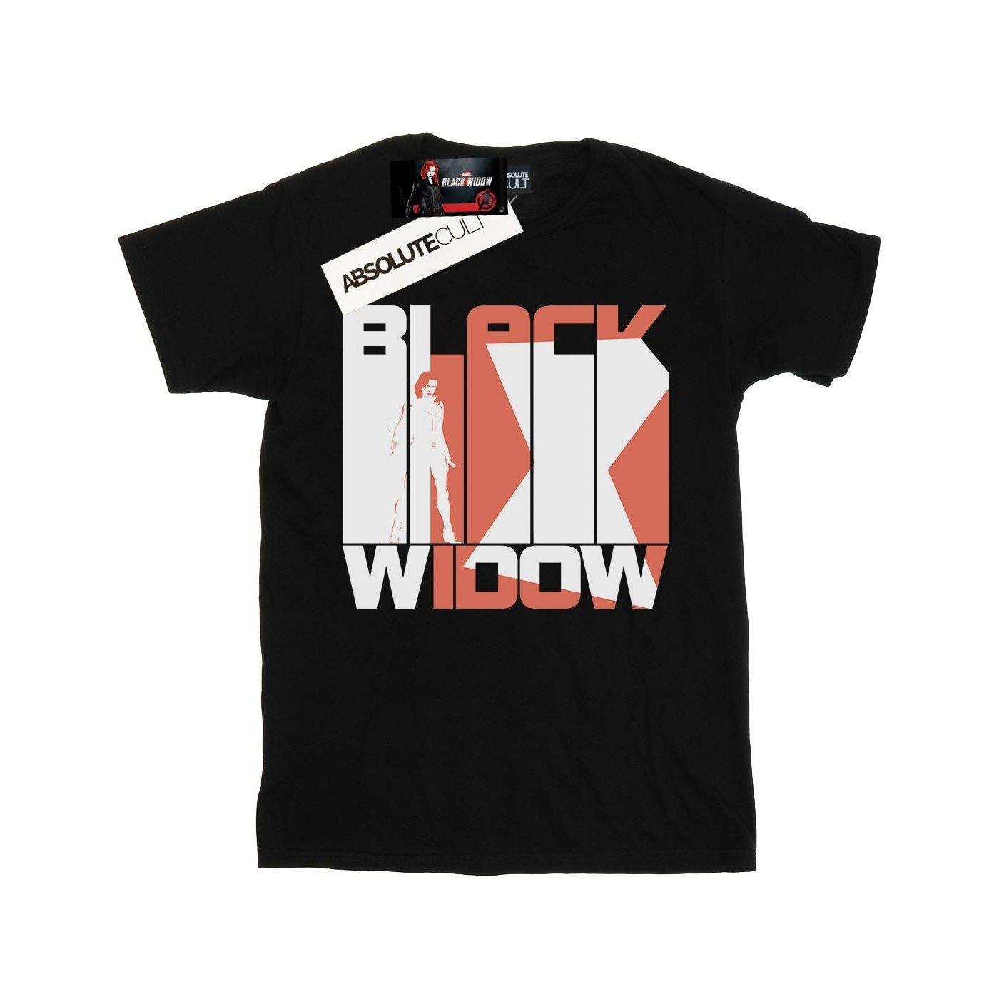 Black Widow Movie Bars Logo Tshirt Damen Schwarz 5XL von MARVEL