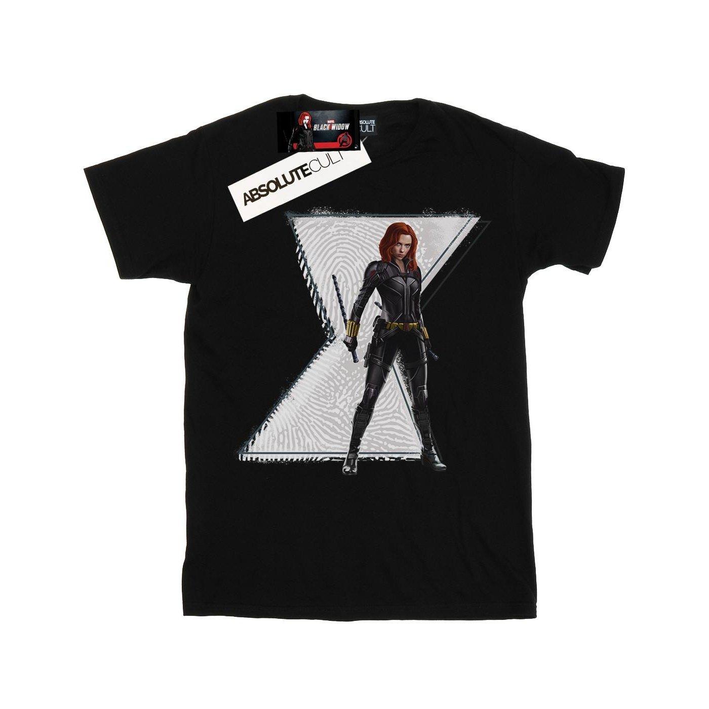 Black Widow Movie Natasha Logo Tshirt Damen Schwarz 4XL von MARVEL