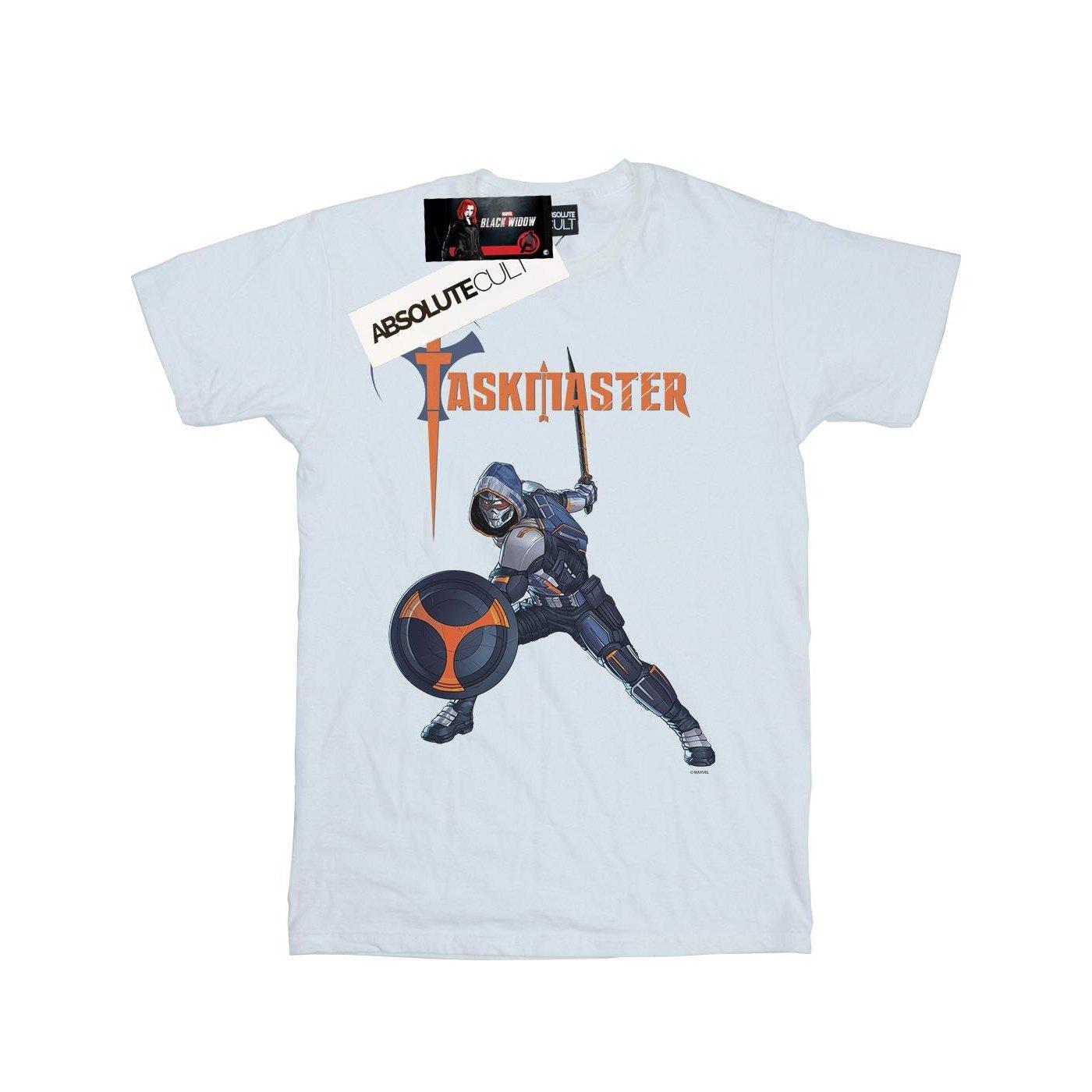 Black Widow Movie Taskmaster Pose Tshirt Herren Weiss 5XL von MARVEL