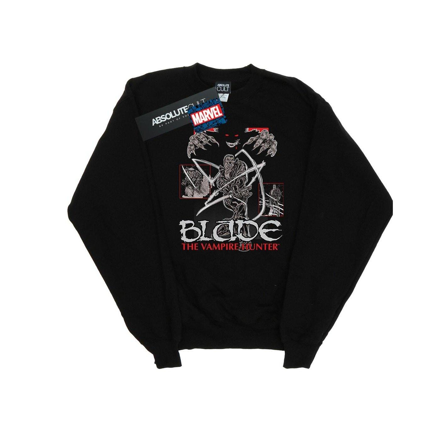 Blade The Vampire Hunter Sweatshirt Damen Schwarz XL von MARVEL