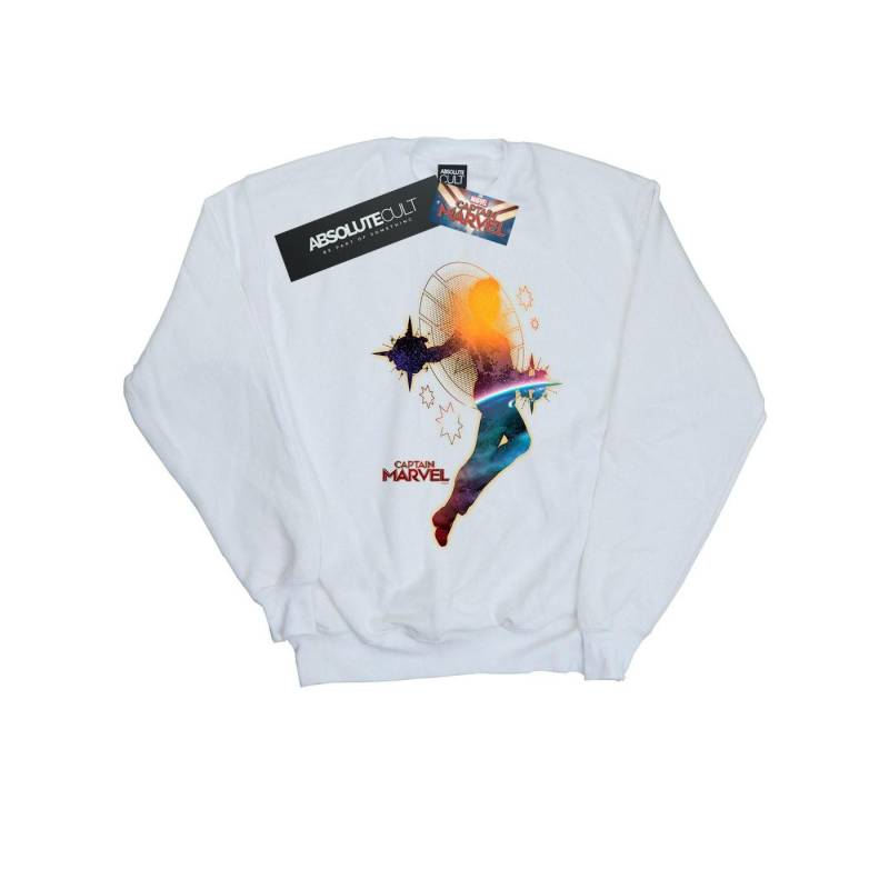 Captain Nebula Flight Sweatshirt Herren Weiss L von MARVEL