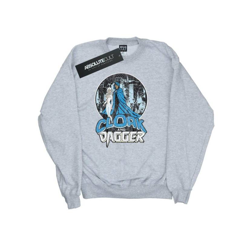 Cloak And Dagger Retro Sweatshirt Damen Grau S von MARVEL