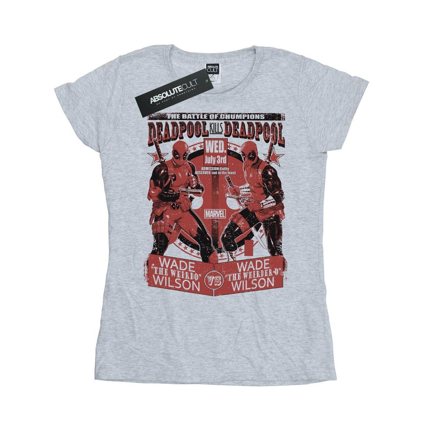 Deadpool Vs Deadpool Tshirt Damen Grau M von MARVEL