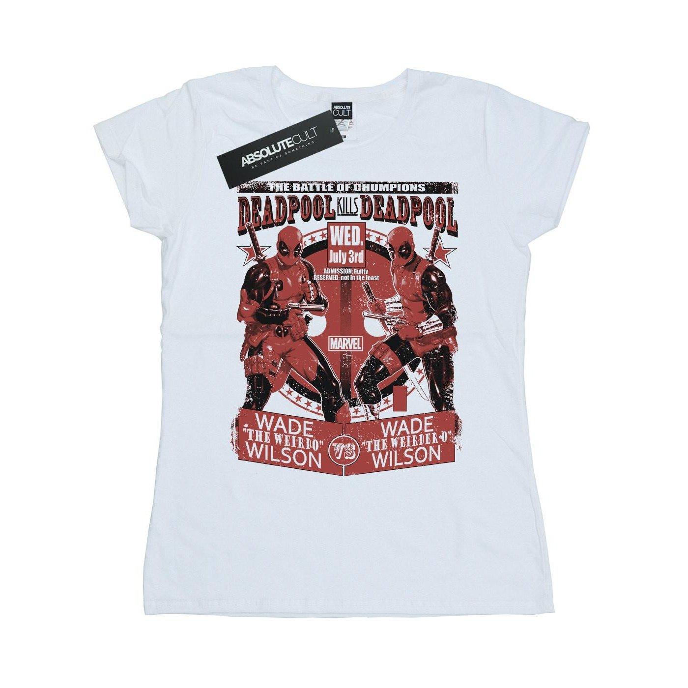 Deadpool Vs Deadpool Tshirt Damen Weiss XL von MARVEL