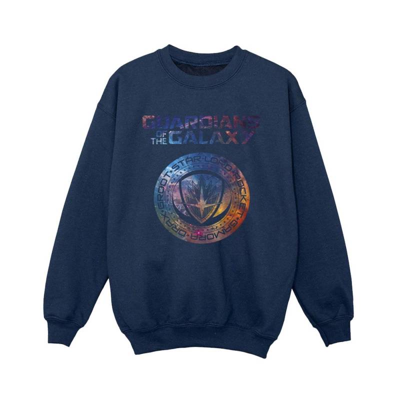 Guardians Of The Galaxy Stars Fill Logo Sweatshirt Jungen Marine 140/146 von MARVEL