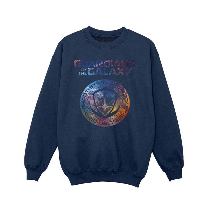 Guardians Of The Galaxy Stars Fill Logo Sweatshirt Mädchen Marine 140/146 von MARVEL