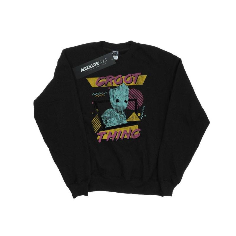 Guardians Of The Galaxy Vol. 2 Groot Thing Sweatshirt Damen Schwarz XXL von MARVEL