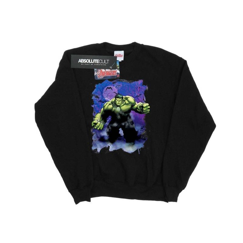 Hulk Halloween Spooky Forest Sweatshirt Damen Schwarz S von MARVEL