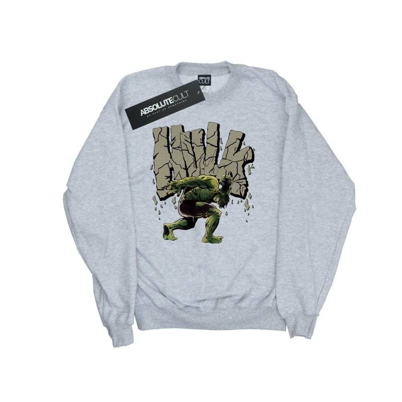 Hulk Rock Sweatshirt Damen Grau L von MARVEL