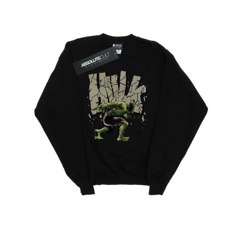 Hulk Rock Sweatshirt Damen Schwarz L von MARVEL