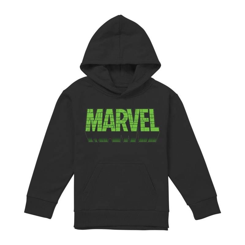 Hulking Brick Kapuzenpullover Mädchen Schwarz 128 von MARVEL